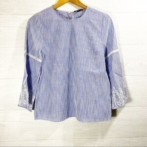 Stella & Dot women’s Embroidered cape top Size XS